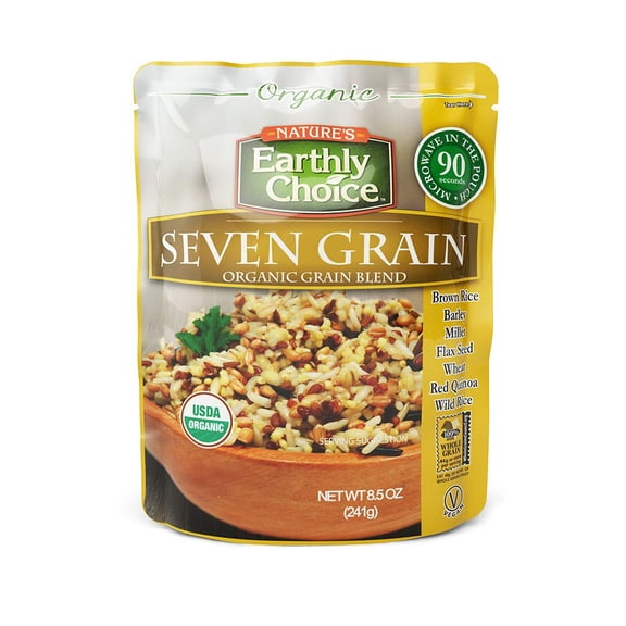 Natures Earthly - Organic 7 Grain Medley - 8.5 OZ, Case of 6