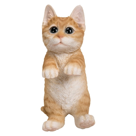 Natures Gallery Hanging Ginger Kitten Statue