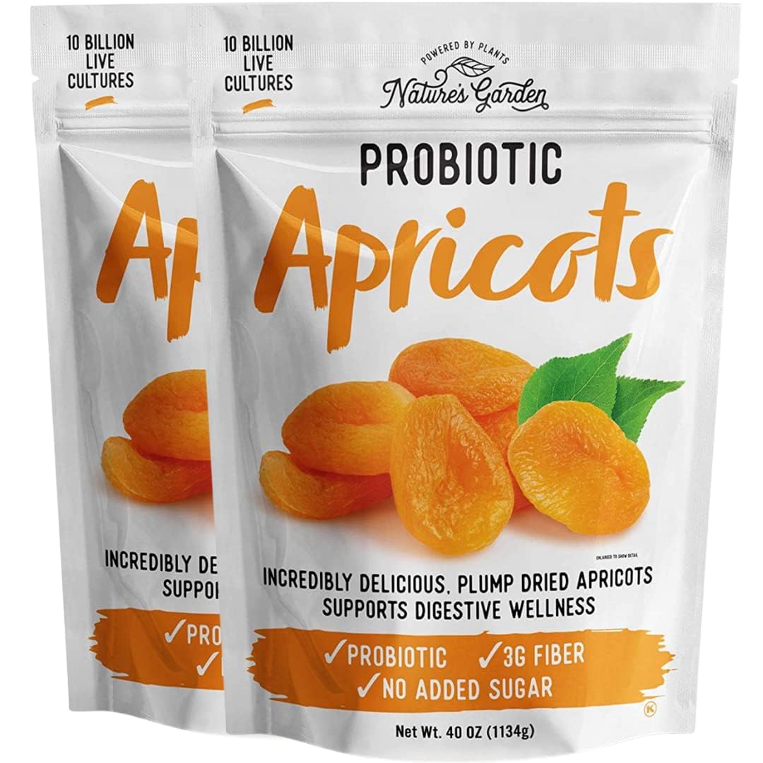 Natures Garden Probiotic Apricots Large 40oz Bag Probiotic Dried