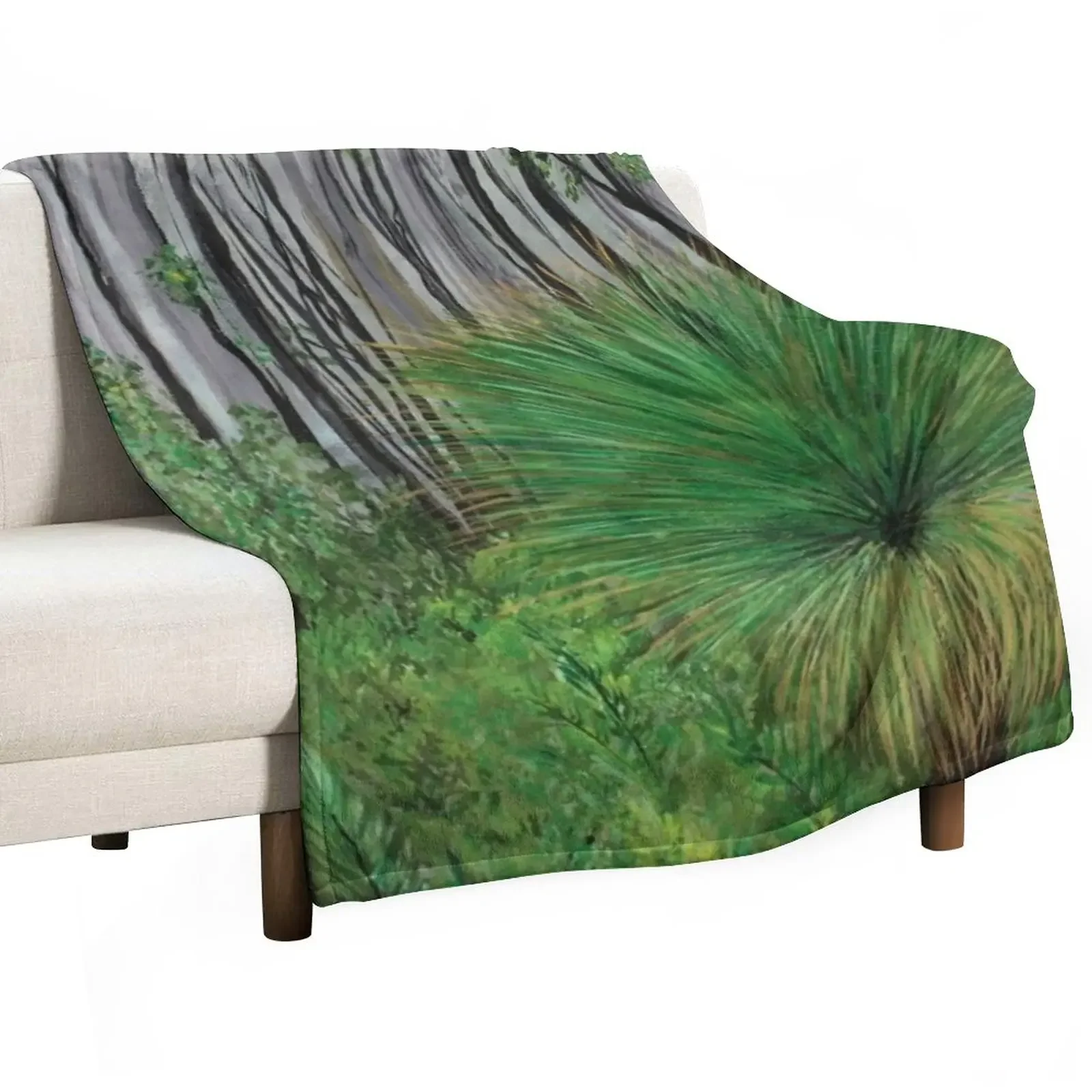 Natures Gardens Throw Blanket Designers Stuffeds Blankets