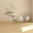 thumbnail image 1 of Natures Great Masterpiece An Elephant The Only Harmless Great Thing Quote Elephant Design Vinyl Wall Sticker Wall Art Wall Decal Boys Girls Kids Room Design Bedroom Home Decoration Size (10x8 inch), 1 of 3