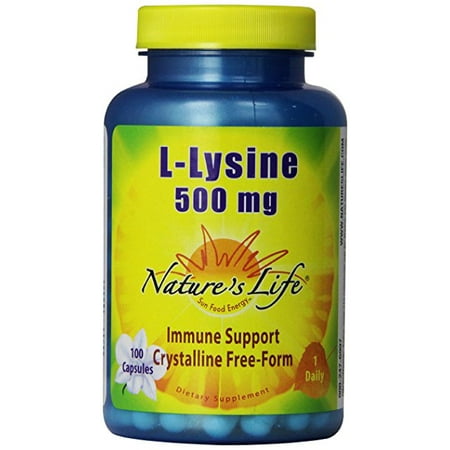 Natures Life - L-Lysine, Capsule (Btl-Plastic) 500mg 100ct