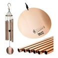 thumbnail image 1 of Natures Melody Outdoor Windchime Ornaments, Aluminum Rose Gold, 28", 1 of 3