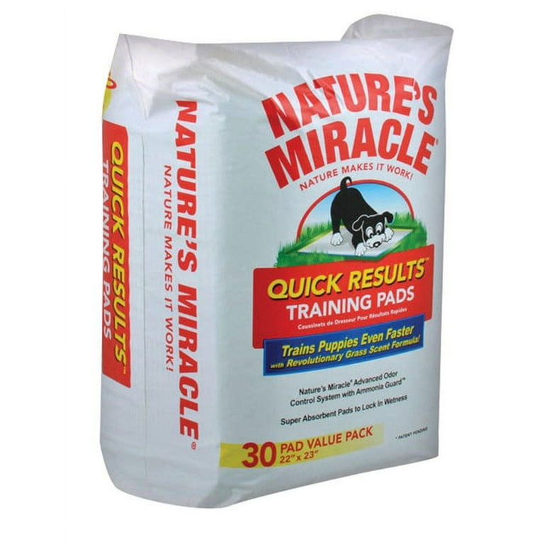 Natures Miracle Quick Results Trng Pads 30 Count Multi Colored