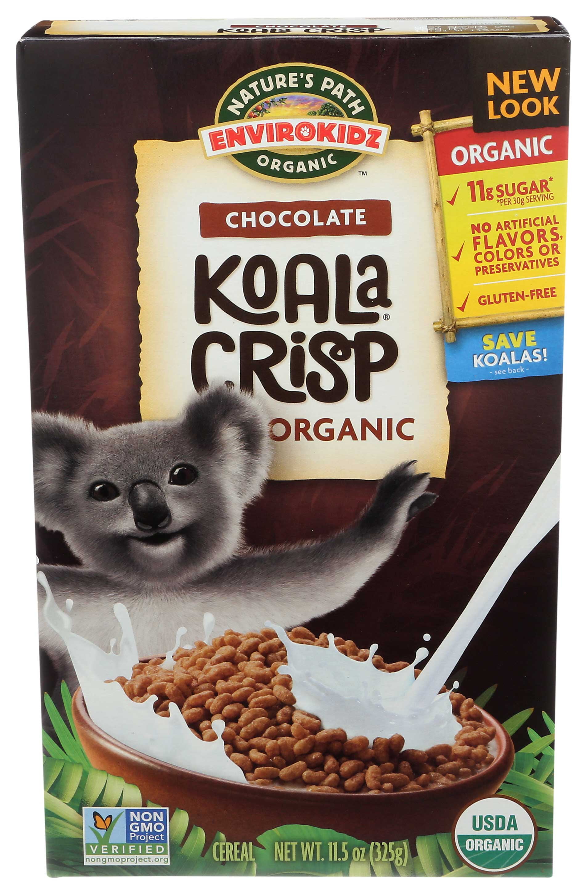 Natures Path EnviroKidz Koala Crisp Cereal - 11.5 ounce -- 12 per case.