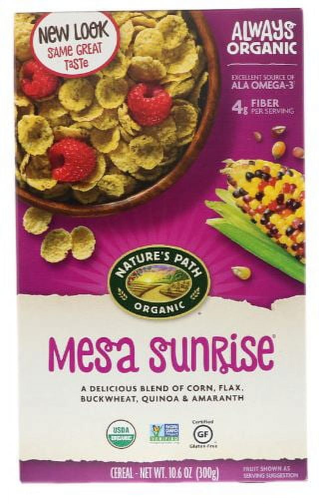Natures Path Organic Mesa Sunrise Cereal Gluten Free 10.6 oz pack of 4