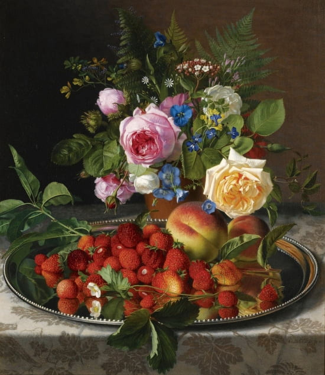 Natures Rewards Canvas Art - Otto Diderich Ottesen (18 x 24)