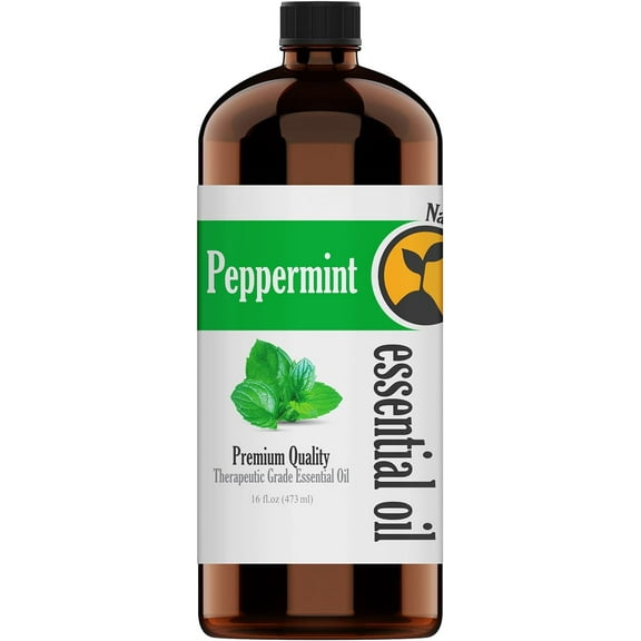 Natures-Star - Peppermint Essential Oil (Bulk 16oz) Therapeutic Grade for Aromatherapy, Diffuser, Soap Making, Candles