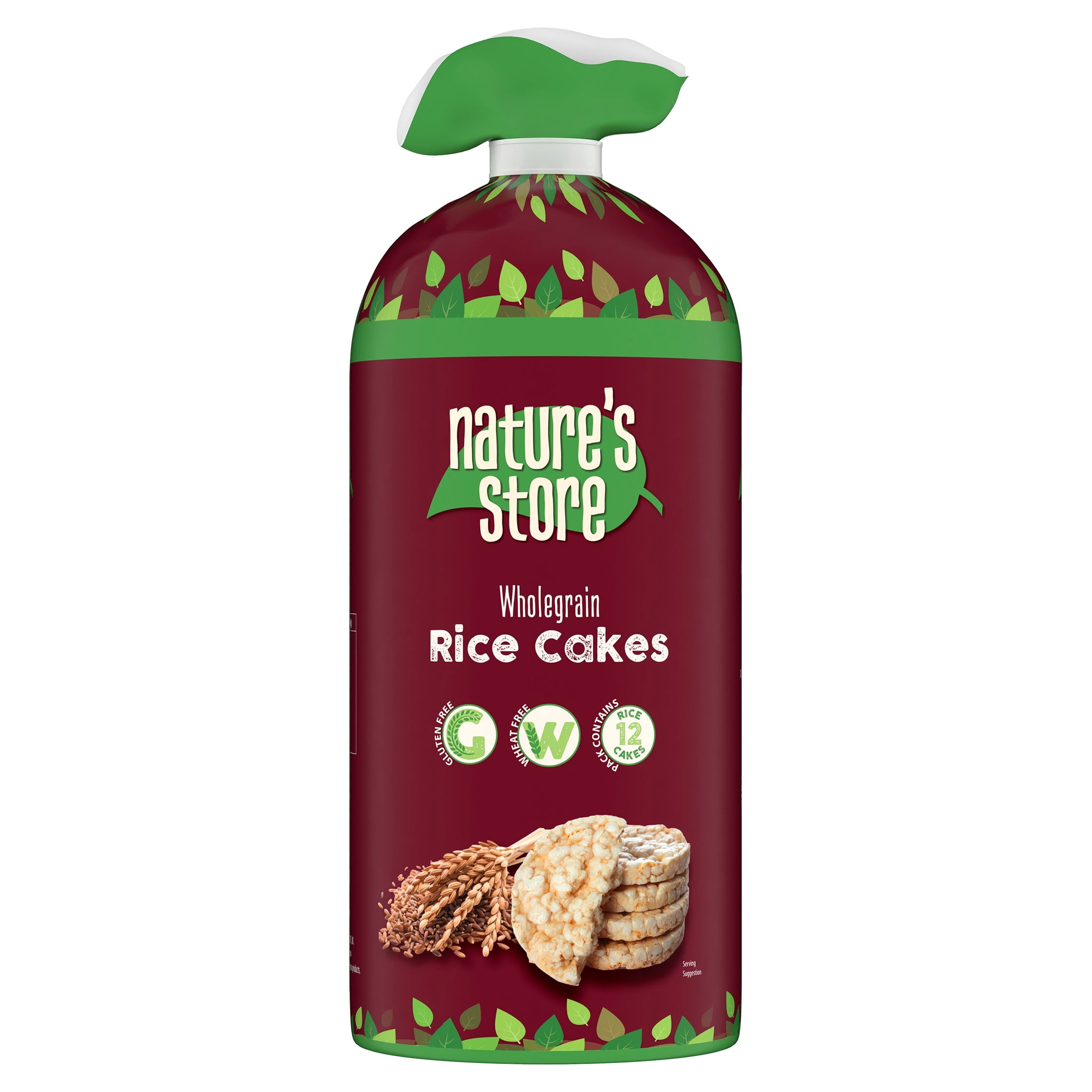 Natures Store Wholegrain Rice Cakes 120g, Imported from Britain