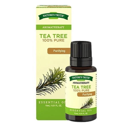 Natures Truth Aromatherapy 100% Pure Essential Oil, Tea Tree, 0.51 oz, 2 Pack