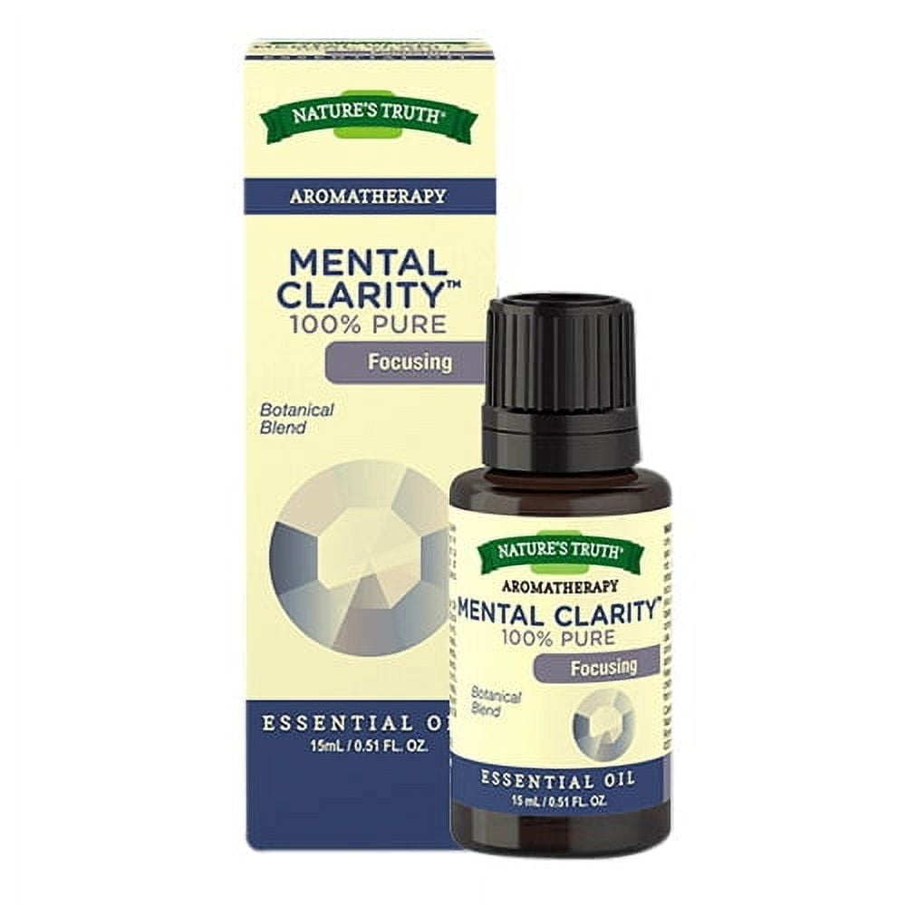 Natures Truth Essential Oil, Mental Clarity, 0.51 oz, 3 Pack