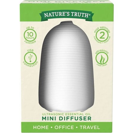 Natures Truth Mini USB Essential Oil Diffuser, 3.7 oz, 6 Pack