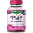 thumbnail image 1 of Natures Truth Superior Strength Hair, Skin and Nails with 5000mcg Biotin Softgels, 165 Ea, 1 of 1