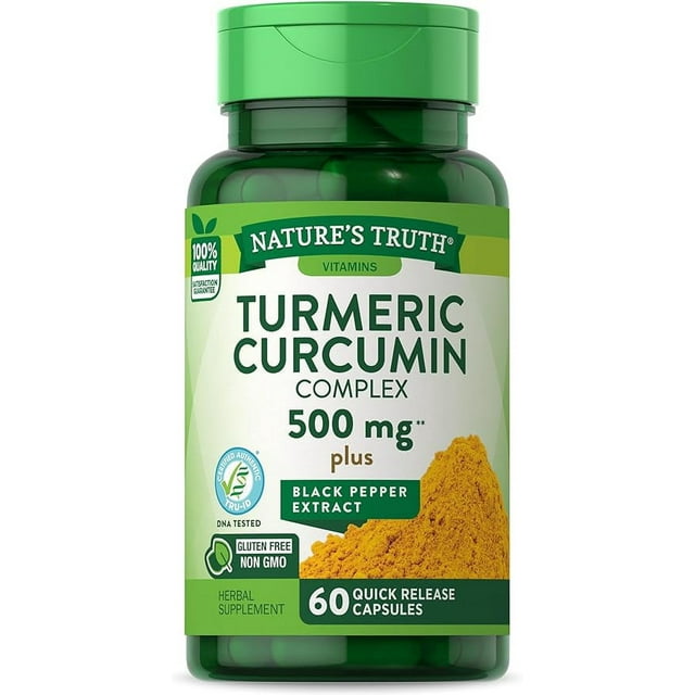 Natures Truth Turmeric Curcumin Complex 500 Mg Plus Black Pepper