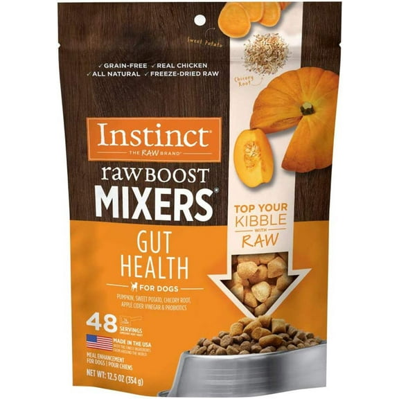 Natures Variety Dog Instinct Raw Boost Mixer Freeze Dried Gut Health 12.5oz