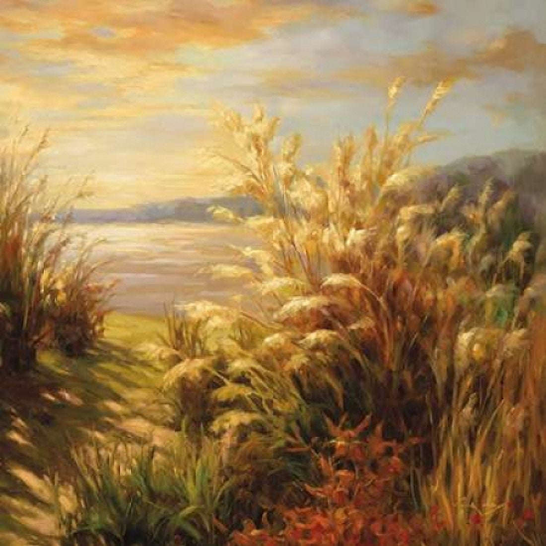 Natures Waterfront Canvas Art - Vail Oxley (24 x 24)