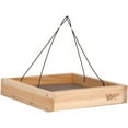 thumbnail image 1 of Nature's Way Bird Hanging Platform Feeder CWF3 - Cedar, Rustproof, Removable Seed Tray - 12x12x3 In, 1 of 2