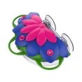 thumbnail image 1 of Natures Way Bird Products 228198 3 Port Window Flower Hummingbird Feeder  Purple Fuchsia, 1 of 3