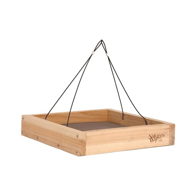 Nature's Way Cedar Platform Hanging Bird Feeder
