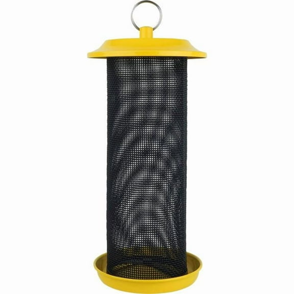 Natures Way KMESH-1 2.13 qt. Sunglow Metal Mesh Thistle Bird Feeder - Yellow - Case of 4