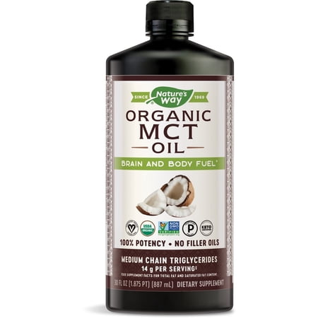 Nature's Way Organic MCT Oil -- 30 fl oz