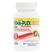 NaturesPlus Hema-Plex Iron - 60 Chewables - 20 Servings