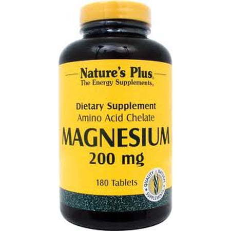 Nature's Plus Magnesium 200mg 180 Tablet