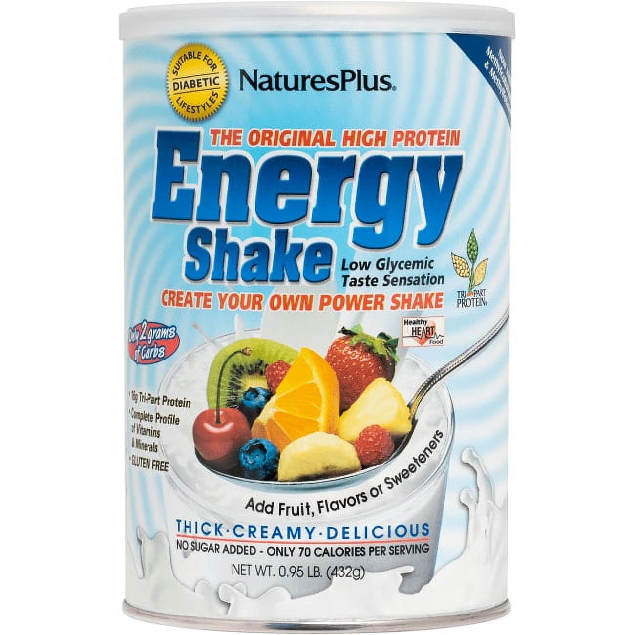 NaturesPlus The Original High Protein Energy Shake 0.95 lb Pwdr