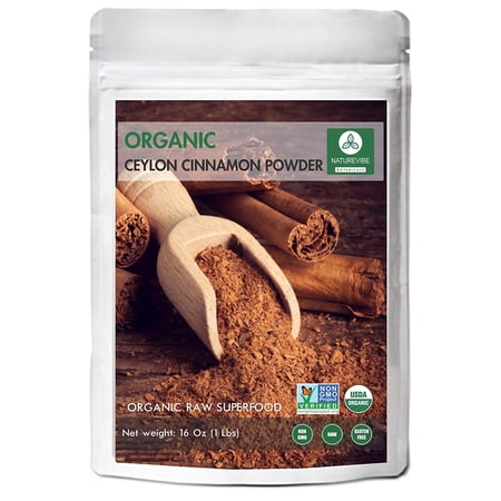 Ceylon Cinnamon Powder (1lb), Ground Premium Quality by Naturevibe Botanicals | Gluten-Free, Keto Friendly & Non-GMO (16 ounces)