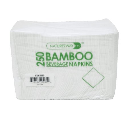Bamboo 2-Ply Napkins (250 Pack) | for Cafeterias & Restaurant