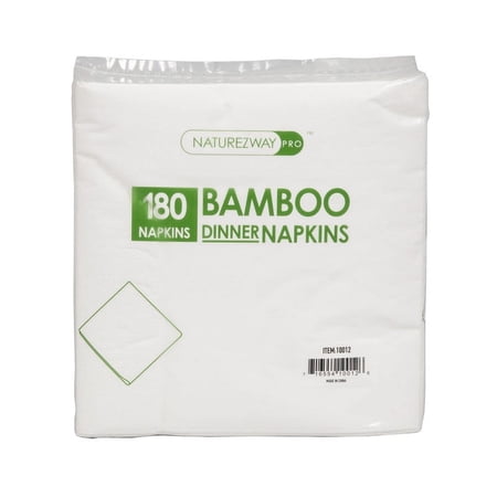 Naturezway Pro Bamboo Napkins (2160 Pack) | for Cafeterias & Clinics