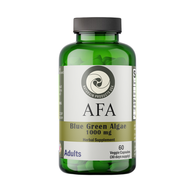 Naturgin Blue Green Algae Supplement, Aphanizomenon Flos Aquae