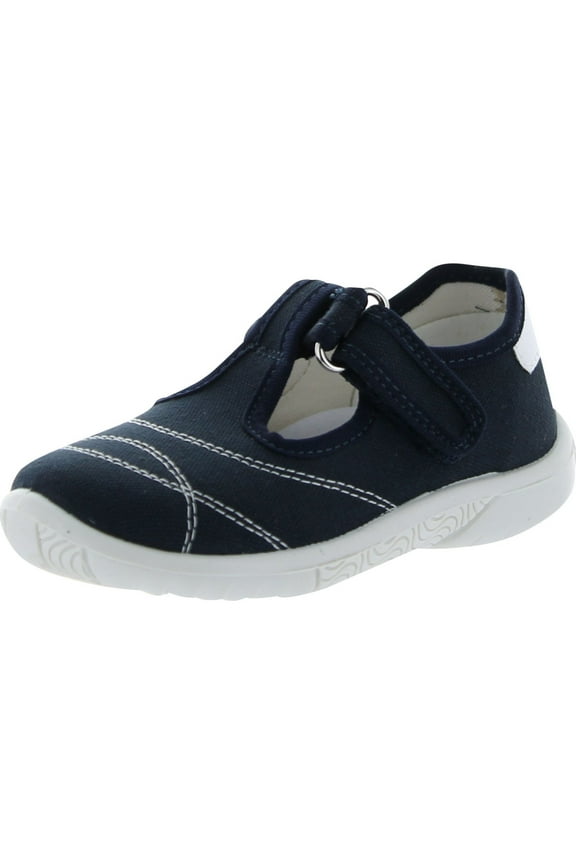 Boys 7742 Canvas T Strap Casual Shoes