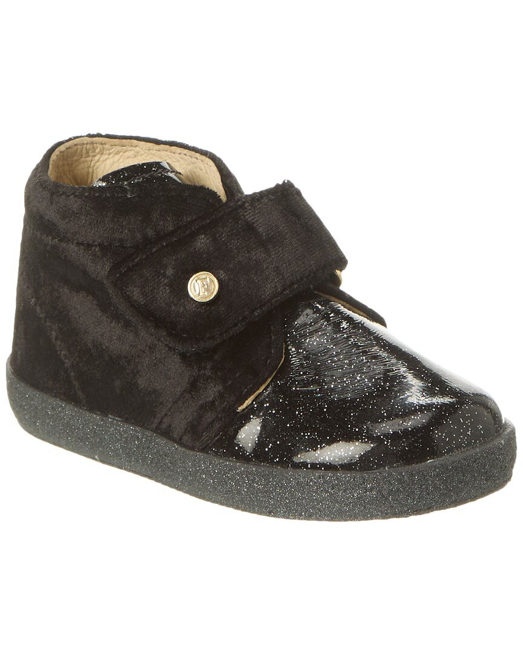 Naturino Falcotto Velvet Leather Bootie 19 Black Walmart