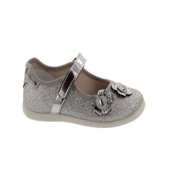 Naturino Girls 7920 Metallic Dress Fashion Flats Shoes