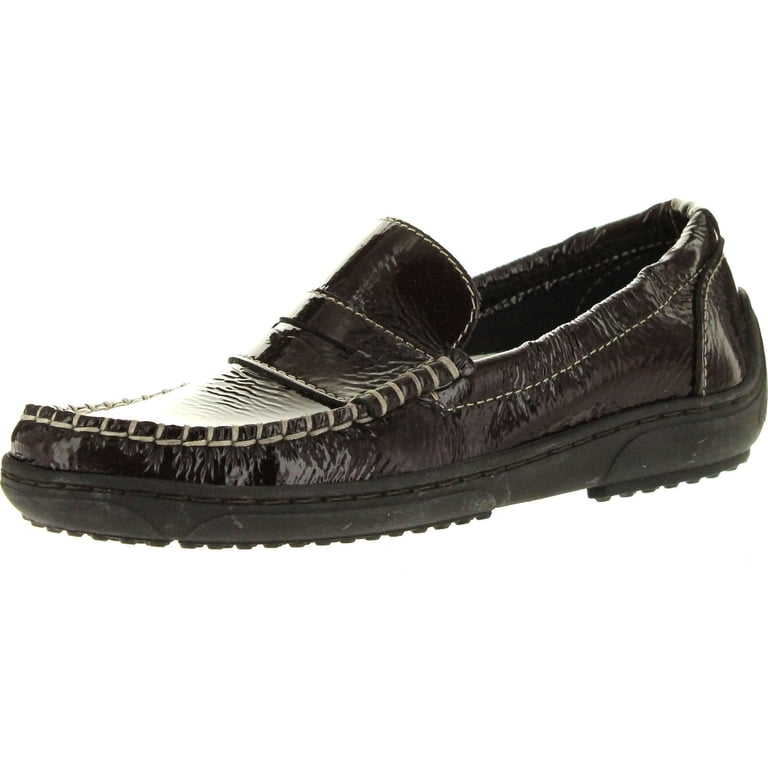 Naturino Black Leather Slip-On Loafers Naturino Kids Polo Slip On Dress Casual Slip On Loafers  main image 4