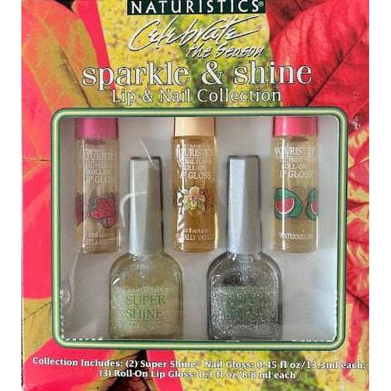 ナリス Beauty Proポレーションセット Naturistics Sparkle & Shine Lip & Nail Gloss Kit - Beauty Makeup