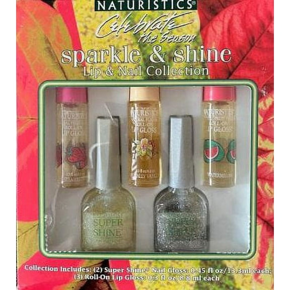 Naturistics Celebrate The Season Sparkle & Shine Lip & Nail Collection Gift Set