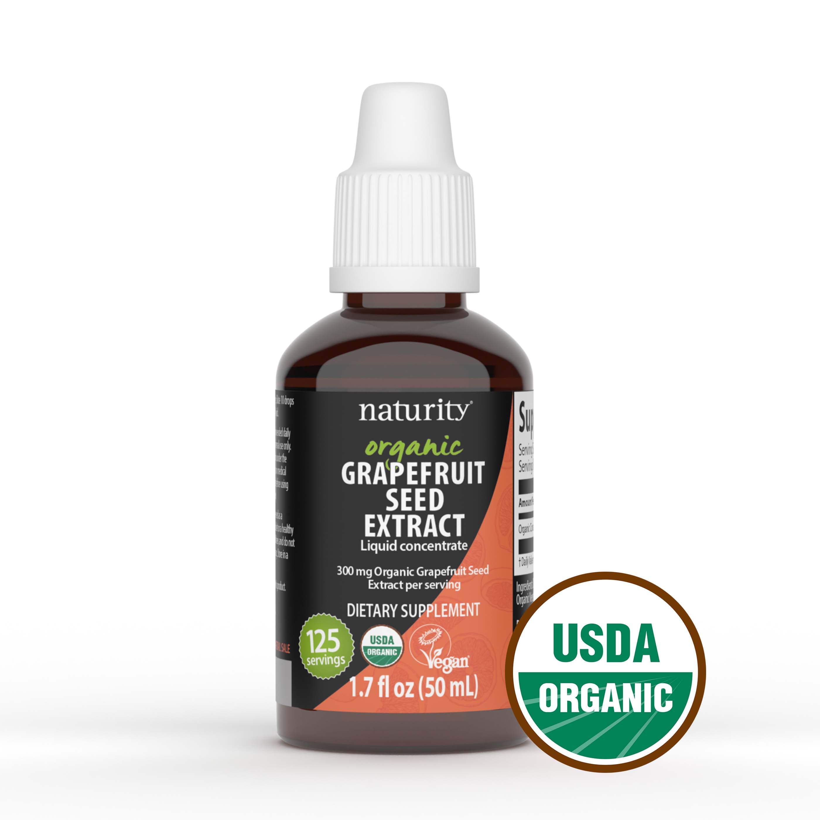 Naturity Organic Grapefruit Seed Extract Pure Grapefruit Seed Extract
