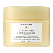 Naturium Glow Getter Body Scrub, Exfoliating Sugar Crystals with Linoleic-Rich Oils, Glycerin & Squalane, 8 oz