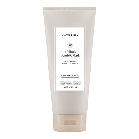 Naturium KP Body Scrub & Mask for Keratosis Pilaris, Bump Eraser Shower Scrub & Exfoliator for Skin, 8 oz