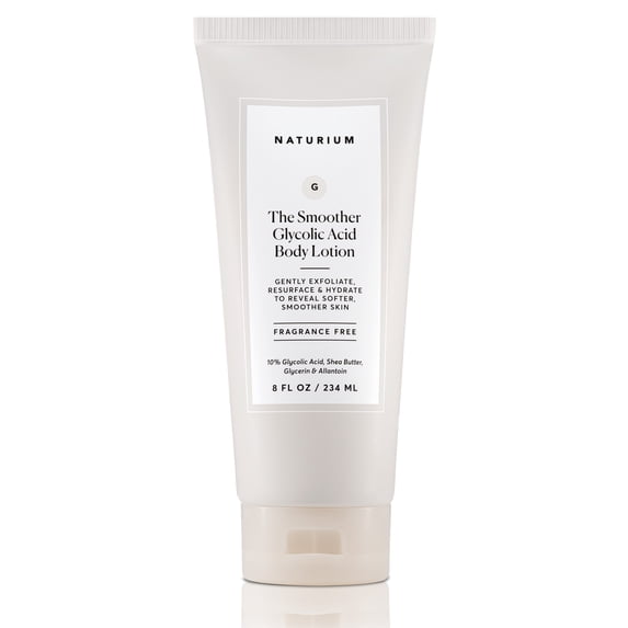 Naturium The Smoother Glycolic Acid Body Lotion, Resurfacing & Exfoliating Treatment, with 10% Glycolic Acid, 8 fl oz