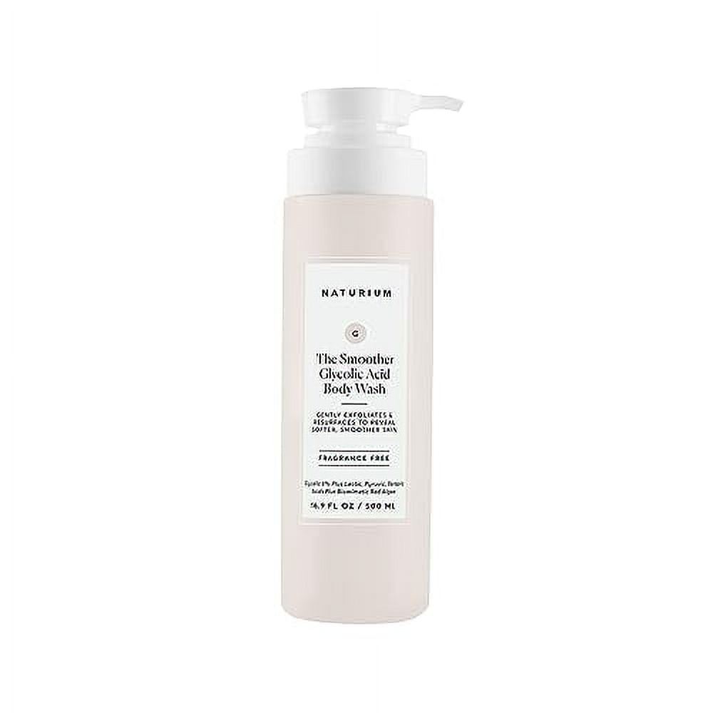 Naturium The Smoother Glycolic Acid Exfoliating Body Wash, Soft