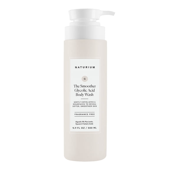 Naturium The Smoother Glycolic Acid Body Wash, 16.9 FL OZ