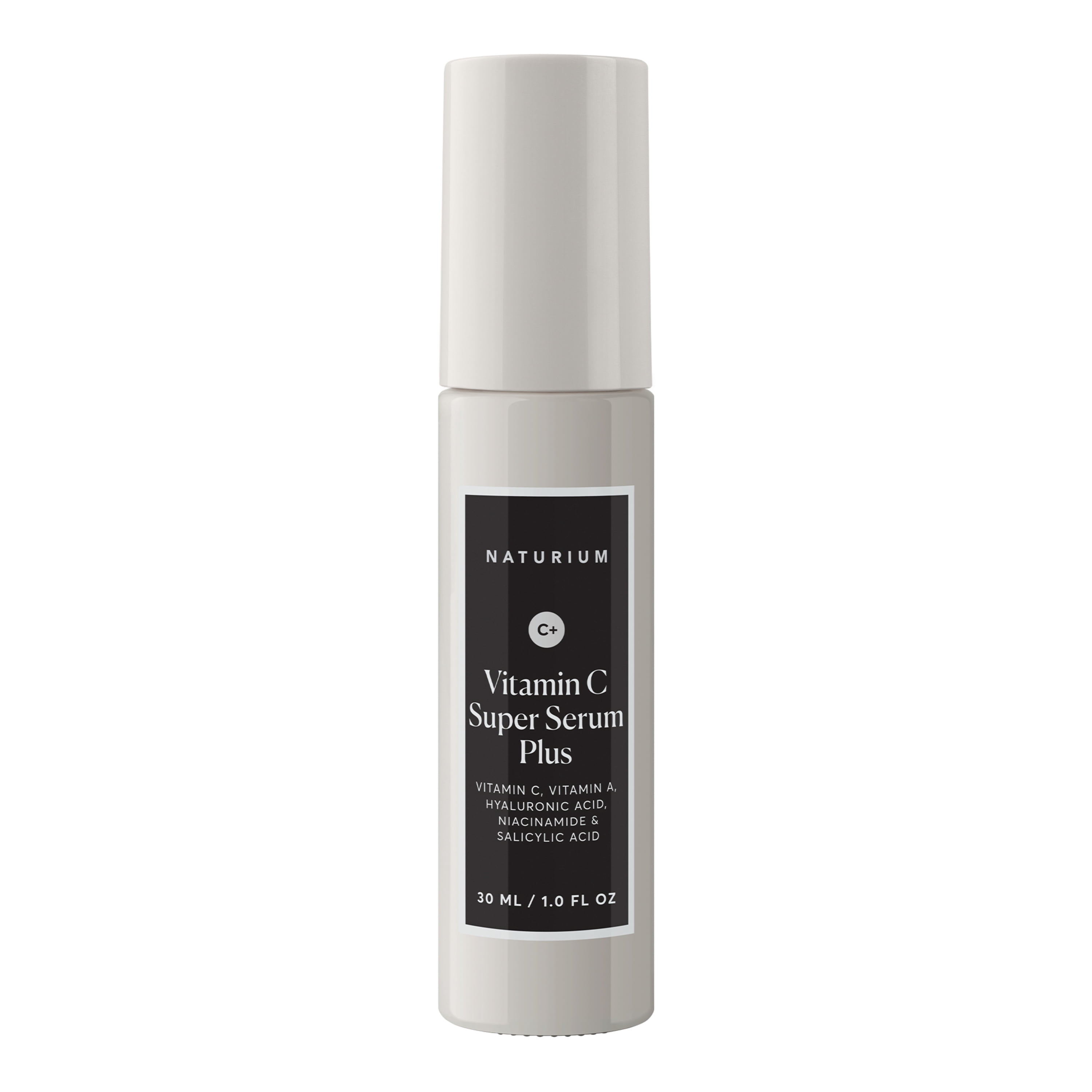 Naturium Vitamin C Super Serum Plus, Smoothing Face Care, plus Retinol, Hyaluronic Acid, Niacinamide & Salicylic Acid, 1 fl oz