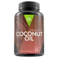 Naturo Sciences Organic Extra Virgin Unrefined Coconut Oil Supplement 60 SoftGels