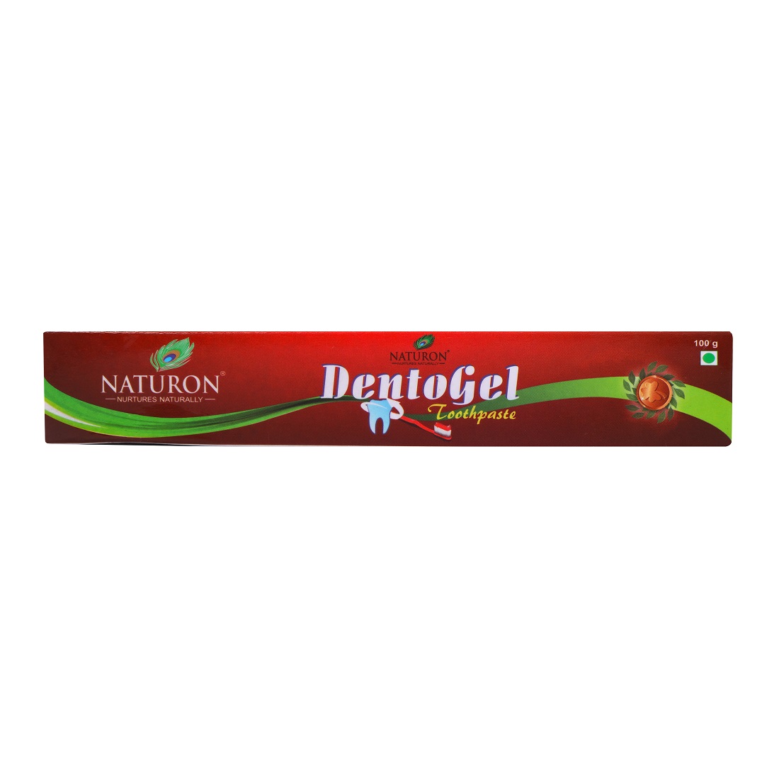 Naturon Dentogel Toothpaste - Gel Formula for Stain Removal and Healthy Smiles ( PACK OF 2 - 100 GRAM )