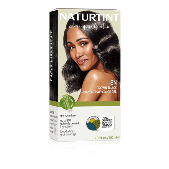 Naturtint 2N Brown Black Permanent Hair Color, 1 Pack (Packaging May Vary)