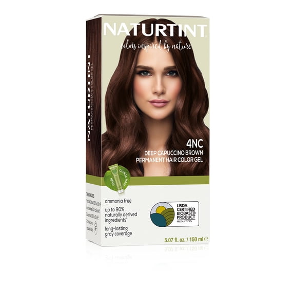 Naturtint 4NC Deep Cappuccino Permanent Hair Color, 1 Pack (Packaging May Vary)