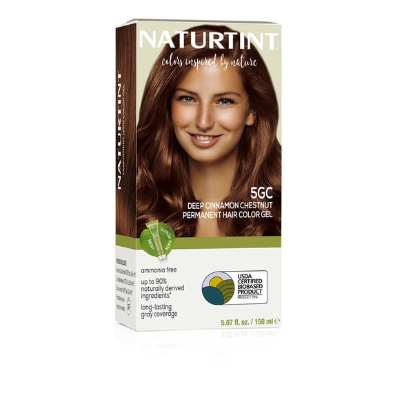 Naturtint 5GC Deep Cinnamon Chestnut Permanent Hair Color, 1 Pack (Packaging May Vary)